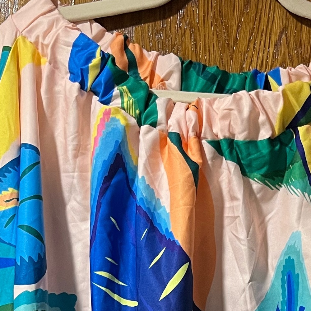 Colorful Abstract Print Mini Dress - Picture 5 of 5
